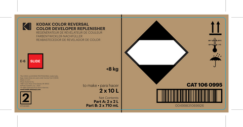 Color Reversal Color Developer Replenisher To Make 2 x 10L (20 Liters)